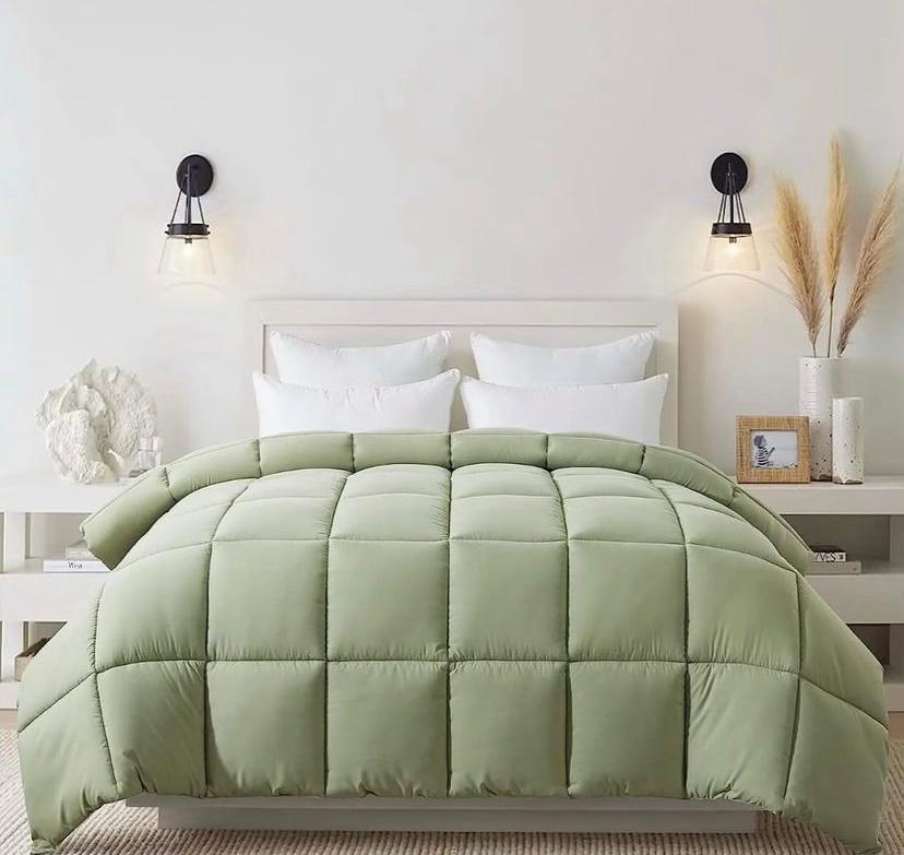 green duvet set