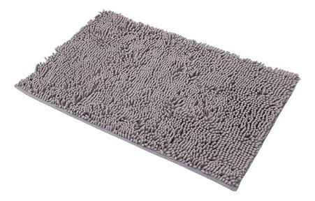 Soft Shaggy Chenille Bathroom Mat - Water Absorbent and Non-Slip, Soft and Warm Bath Mat for Bathroom, Kitchen, Entryway, Home Decor (Grey )|40x 60 - Image 2