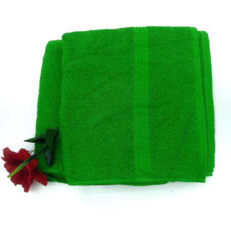 Lemon Green Bath Towel, Soft and Skin Friendly Highly Absorbent Large Bath Towel for Home, Hotels, Spa, Gym, Souvenir Perfect Gift All Age 28 x 55