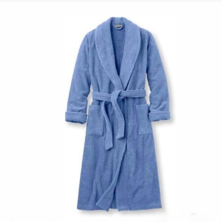 Light Blue Fluffy Bathrobe, size 8-14