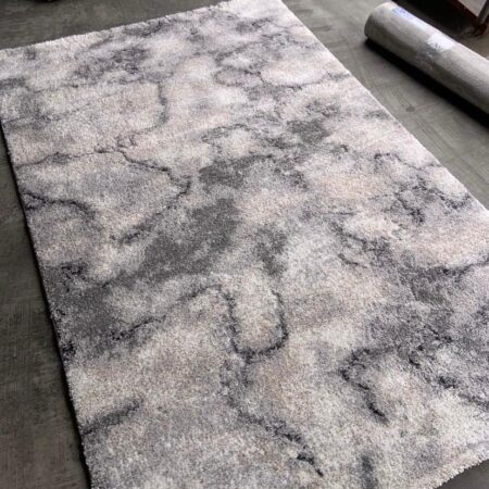 Light Grey-Dark Grey Rug, 4 x 6, 5 x 7, 7 x 10