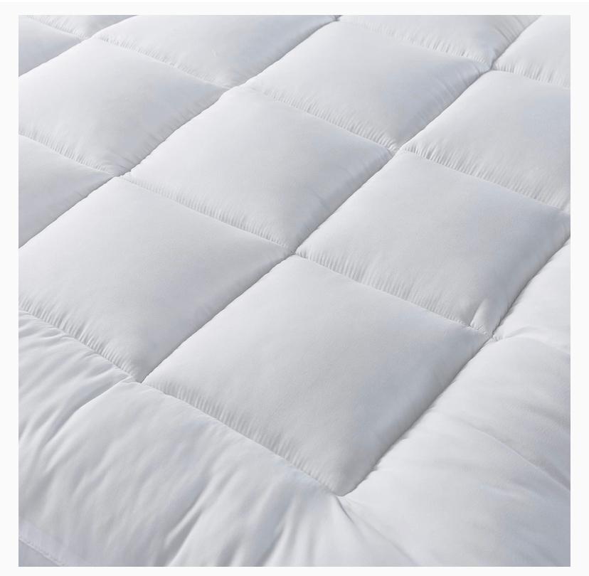 Super Soft and Comfortable Mattress Topper, Relief Body Pain, 4 Corners Straps and Noiseless Fabric Topper (4 by 6, 4 .5 by 6, 6 by 6, 6 by 7, 7 by 7) Mattress Topper - Image 2