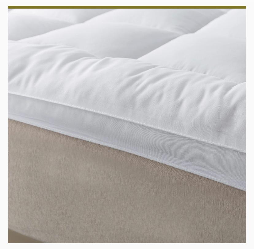 Super Soft and Comfortable Mattress Topper, Relief Body Pain, 4 Corners Straps and Noiseless Fabric Topper (4 by 6, 4 .5 by 6, 6 by 6, 6 by 7, 7 by 7) Mattress Topper - Image 4