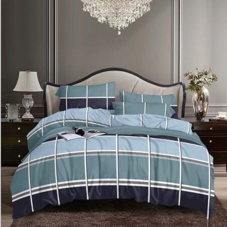 Multicolor Duvet with Matching Pillowcases and Bedspread Set Doesn't Shred Nor Fade (4 by 6, 6 b 6, 6 by 7,7 by 7)