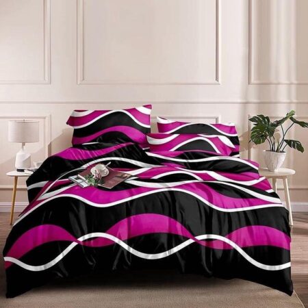 Multicolor Zig Zag Matching Pillowcases and Bedspread Set Finest Cotton Beautiful Zig Zag Design (4 by 6, 6 by 6, 6 by 7, 7 by 7)