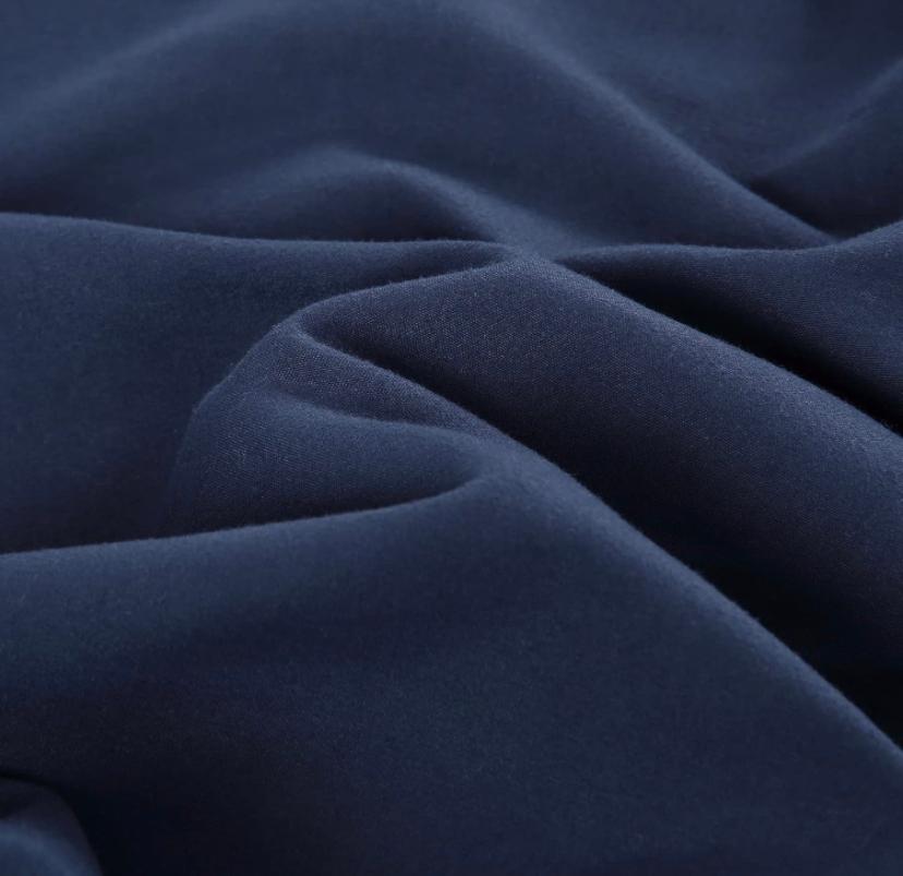 All Season Ultra Soft Reversible Duvet Set, Navy Blue/ Creme Quilted Duvet Set with Bedsheet and Pillowcases Set (4 by 6, 6 by 6, 6 by 7, 7 by 7) - Image 6