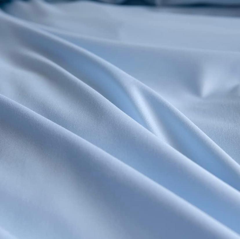 Premium Quality Blue and Beige Reversible Duvet Set- Premium Soft and Breathable Fabric Blue Duvet Set, 4/6 Pieces Bedding Set Includes(1 Soft Duvet, 2/4 Matching Pillowcases and Bedspread Set), 4 by 6, 6 by 6, 6 by 7, 7 by 7 Sizes - Image 5