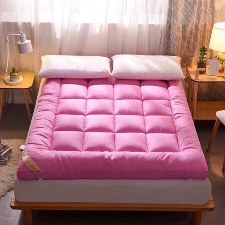 Pink Mattress Topper, Super Soft Comfortable and Pressure Relief Bed Topper (4 by 6/ 4.5 by 6/ 6 by 6/ 6 by 7/ 7 by 7)