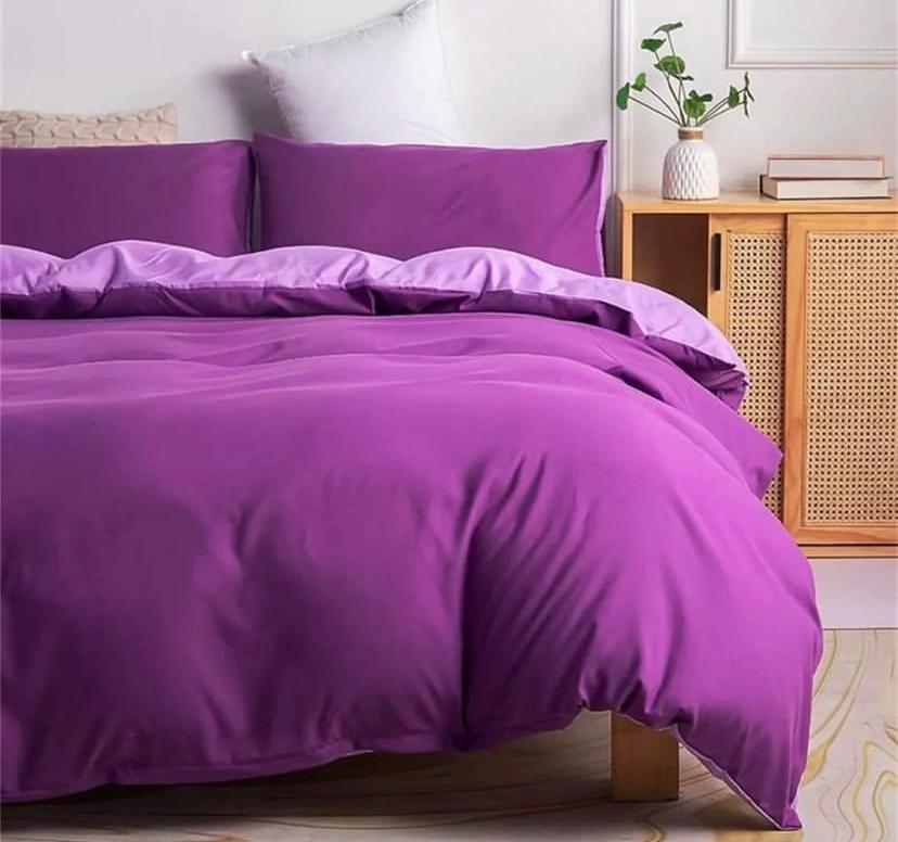 Purple Duvet Set Matching Pillowcases and Bedspread Set Perfect for Any Decor, Perfect Gift High Quality Cotton (4 by 6, 6 by 6, 6 by 7, 7 by 7)