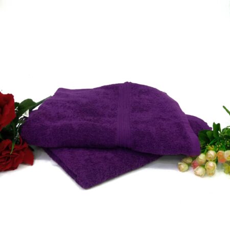 100% Absorbent Purple Bath Towel, Soft and Skin Friendly Large Bath Towel for Home, Hotels, Spa, Gym, Souvenir Perfect Gift All Age Large and Extra Large