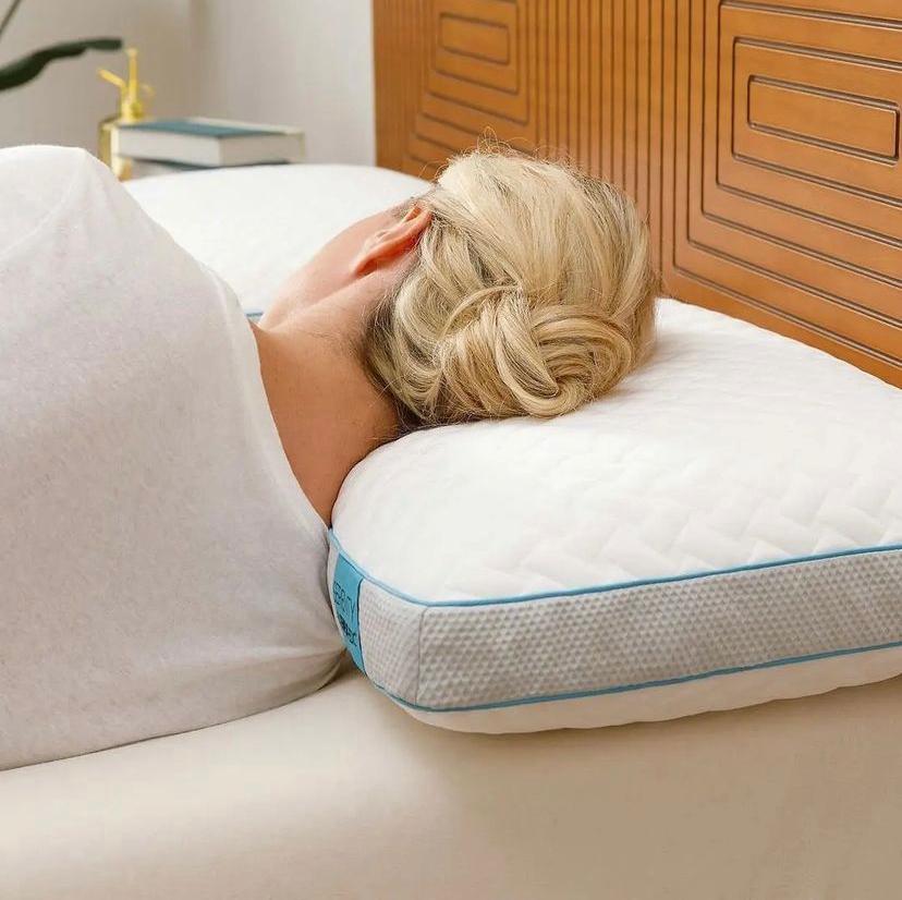 Pressure Relief Tempur-Pedic Memory Foam Pillow 24 x 16in (60 x 40cm) Standard Pillow White Premium Memory Foam Pillow (White) - Image 3