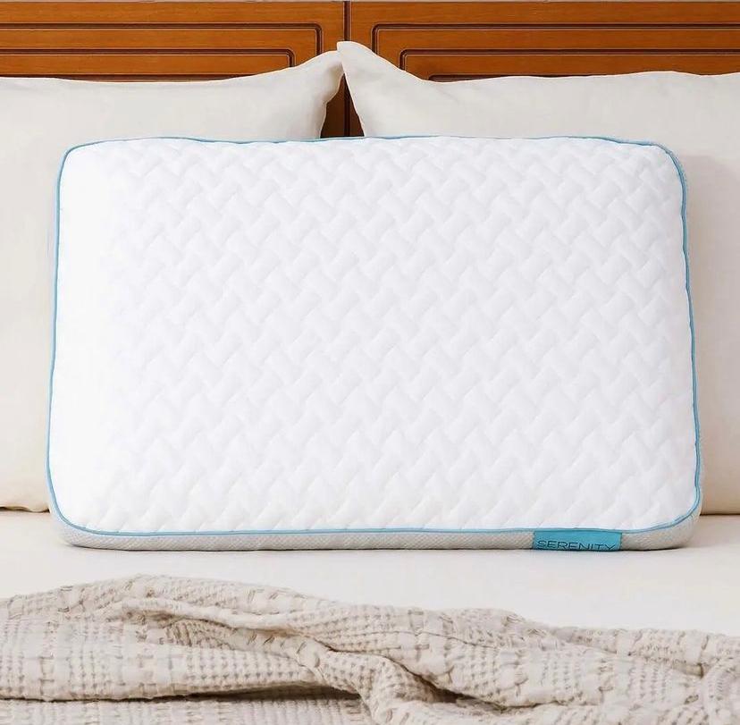 Pressure Relief Tempur-Pedic Memory Foam Pillow 24 x 16in (60 x 40cm) Standard Pillow White Premium Memory Foam Pillow (White) - Image 2
