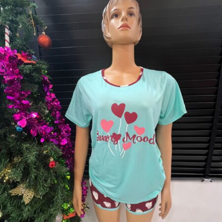 Piece Turquoise Sunny Mood Pyjama, 12-14