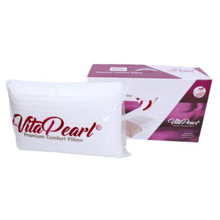 Vitapearl Memory Pillow Firm Authentic Support Pressure Point Relief Easy Care Premium Quality 100% Memory Foam Pillow