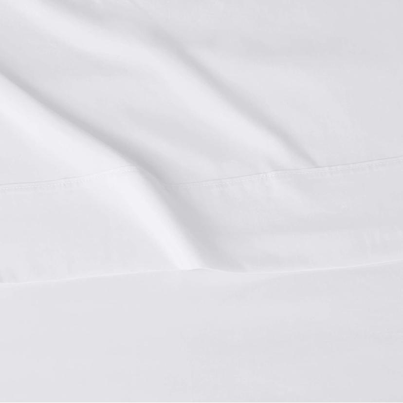 3/4 Piece Cotton Bedsheet Set-Super Soft and Skin Friendly Cotton Bedsheet Set, White - Image 4