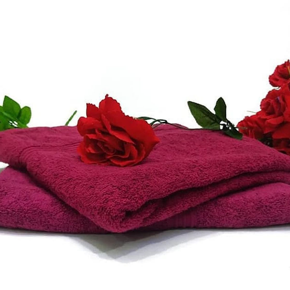100% Absorbent Wine Bath Towel, Soft and Skin Friendly Large Bath Towel for Home, Hotels, Spa, Gym, Souvenir Perfect Gift All Age 28 x 55