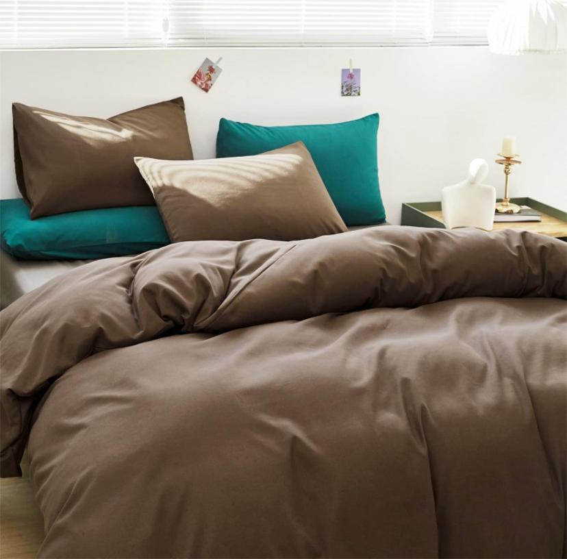 chestnut brown duvet set