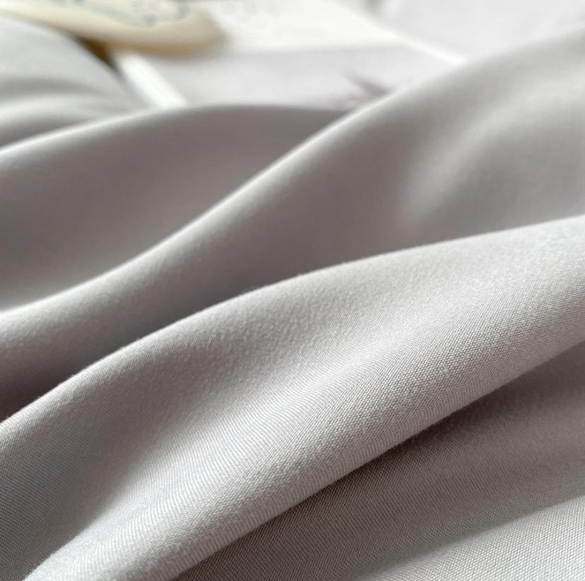 Luxurious Premium Ruffle Lace Duvet Cover Set - Ultra Soft and Breathable 100% Pure Cotton 5/7 Pcs 1 Double Padded Duvet, 1 Duvet Cover, 1 Bedspread, 2/4 Matching Pillowcases Set in 4by6/ 6by6/ 6by7/ 7by7 Sizes, (Light Grey) - Image 3