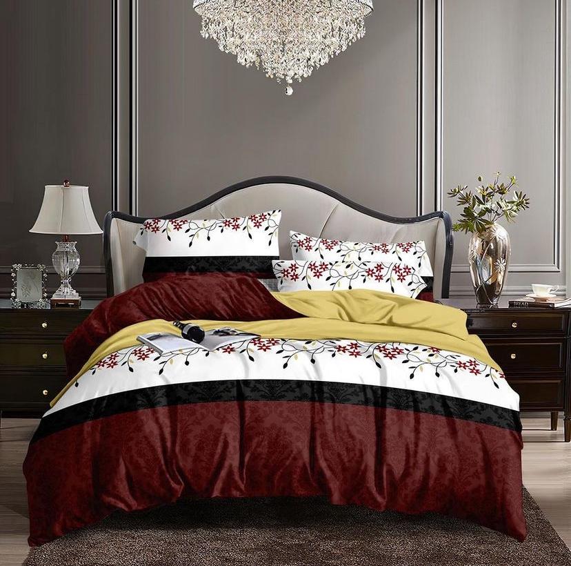 Multicolor floral duvet set