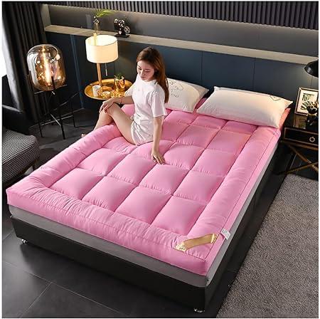 Pink mattress topper