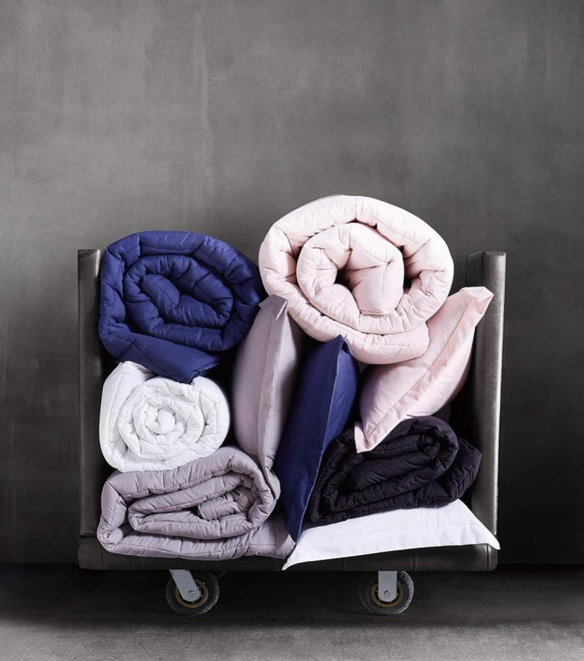 Navy Blue Duvet Set 4by6/ 6by6/ 6by7/ 7by7 Sizes - All Season Soft and Comfortable Duvet with Bedsheet and Pillowcases Set - Image 3