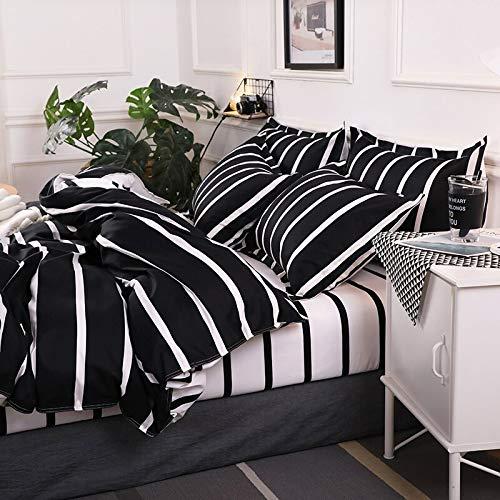 black and white reversible duvet set
