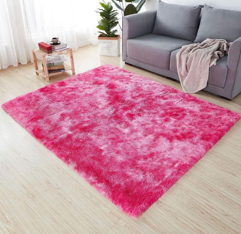 fluffy plush rug