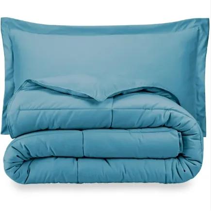 teal blue duvet set