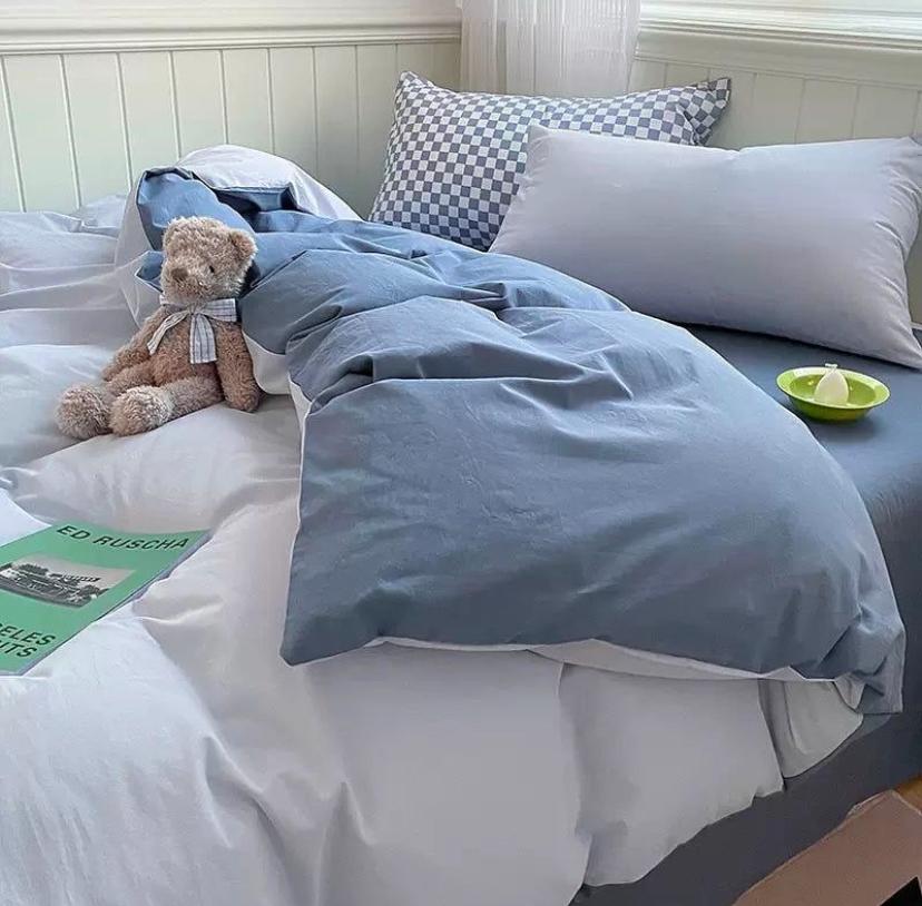 blue duvet set