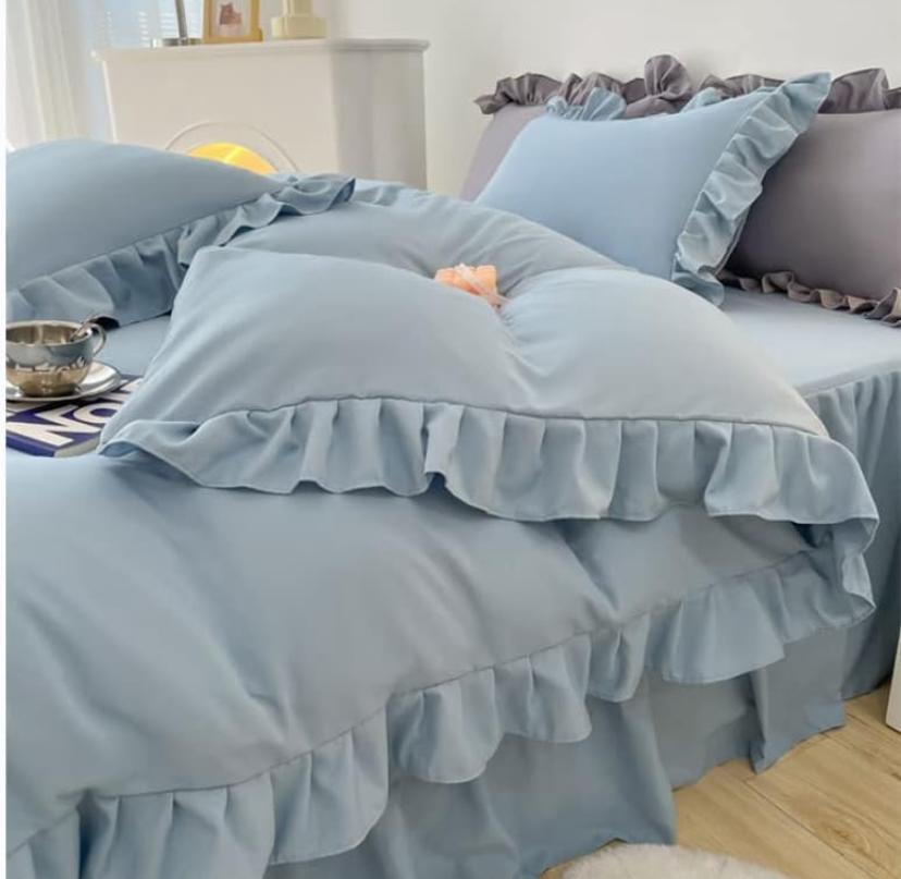 ruffles shirt bedding set