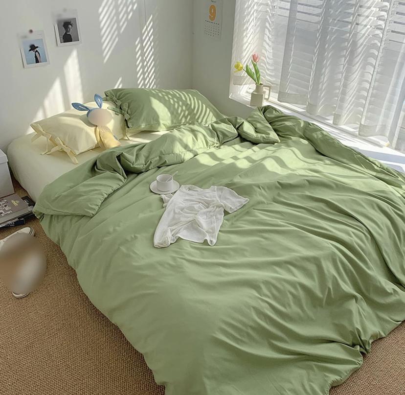 Green duvet set