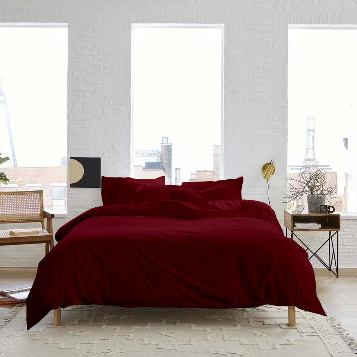 plain duvet set