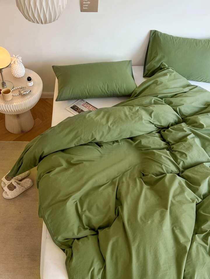 green duvet set