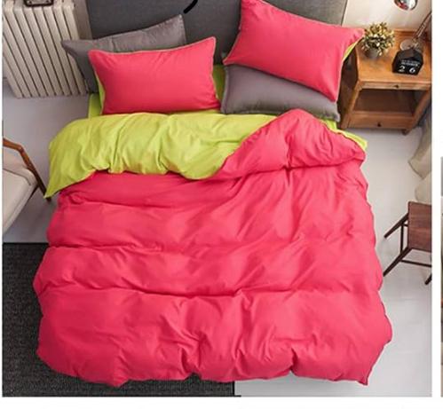 red duvet set