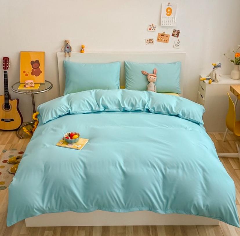 blue duvet set