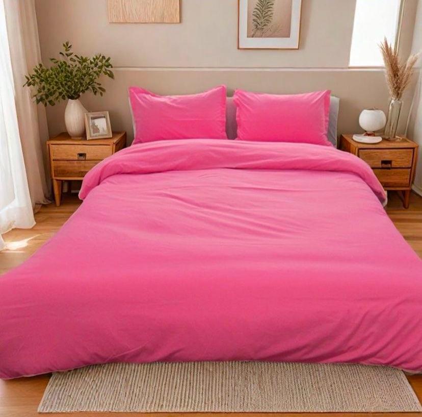 pink duvet set