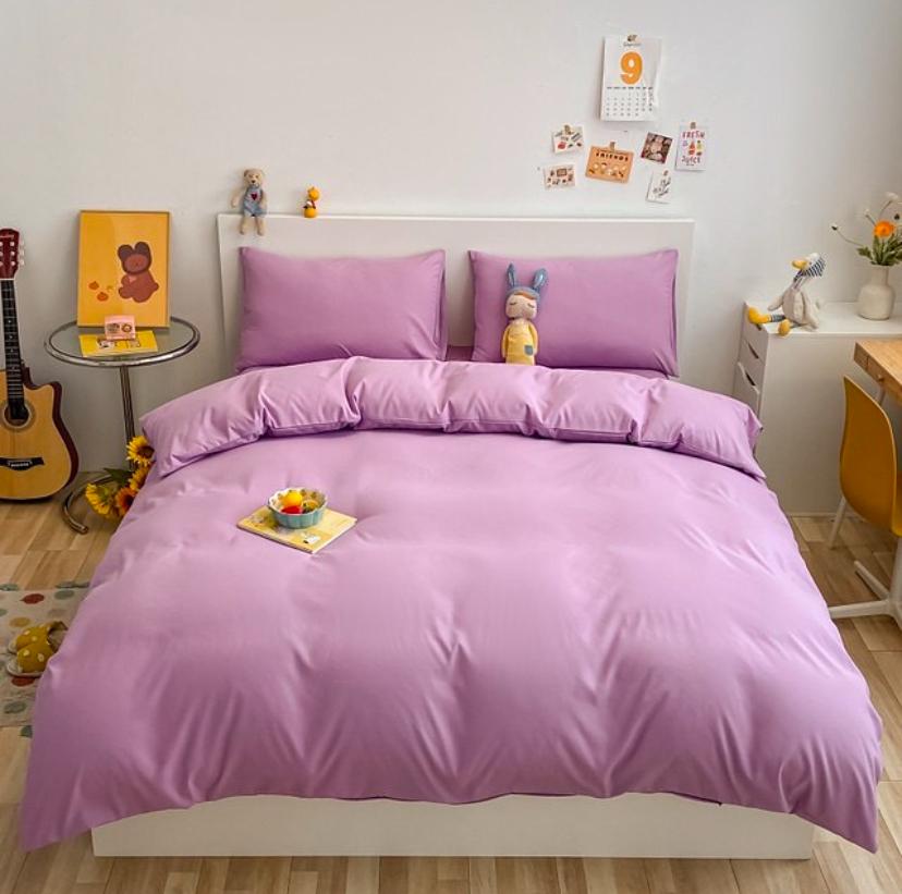 purple duvet set