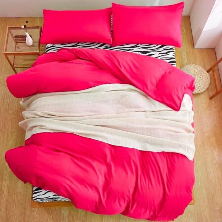 Hot pink duvet set
